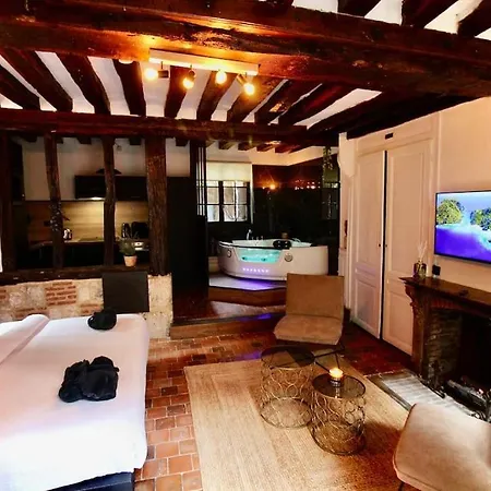 Le Spa Gustave - Sauna, Jacuzzi & Terrasse A Rouen Exterior photo